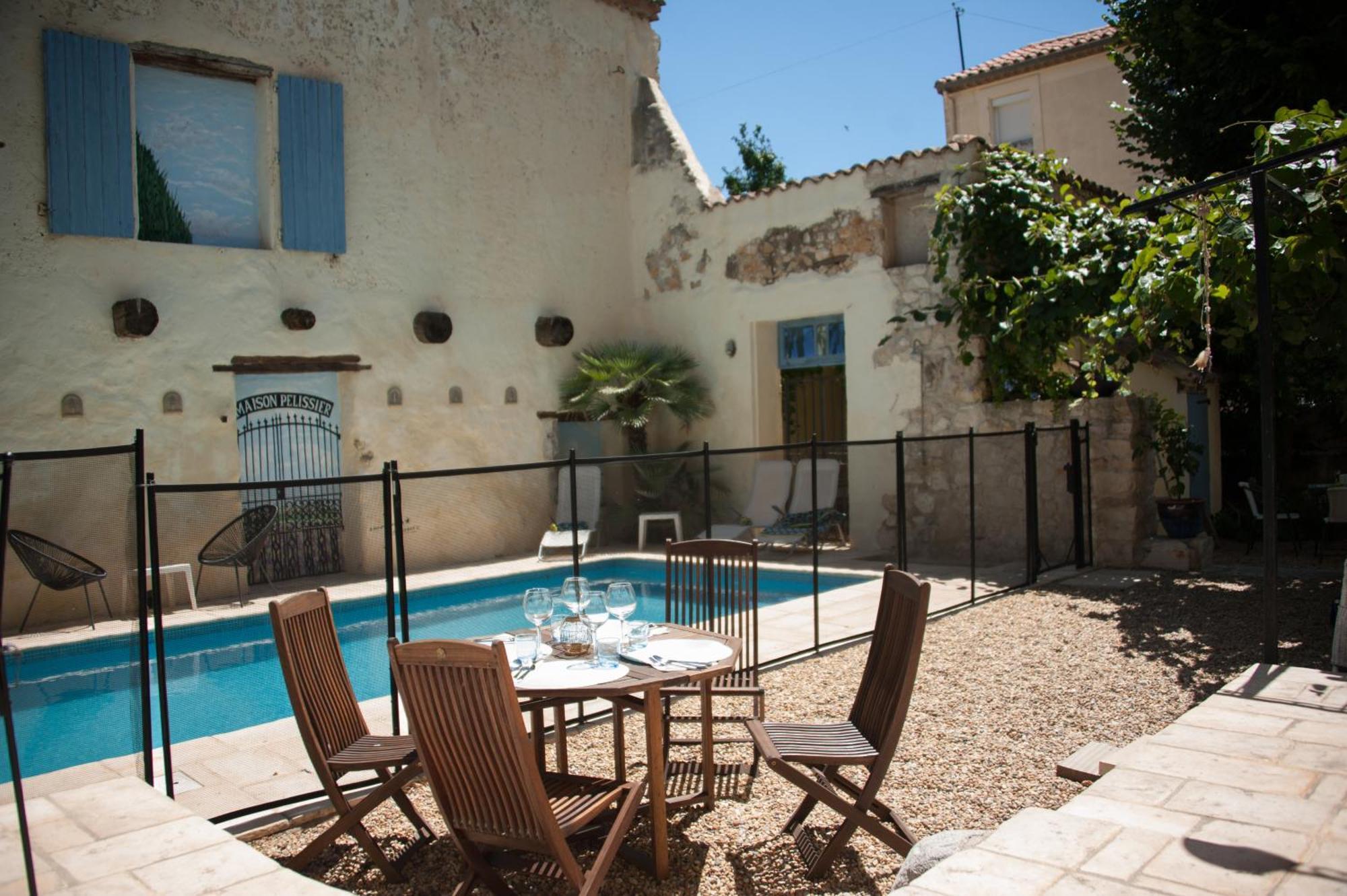 Maison Pelissier Bed And Breakfast With Sweeming Pool Cuxac-dʼAude Exteriér fotografie